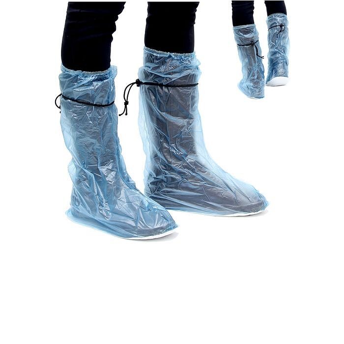 фото Чехлы для обуви «непромокайка», голубые 1222441 nobrand