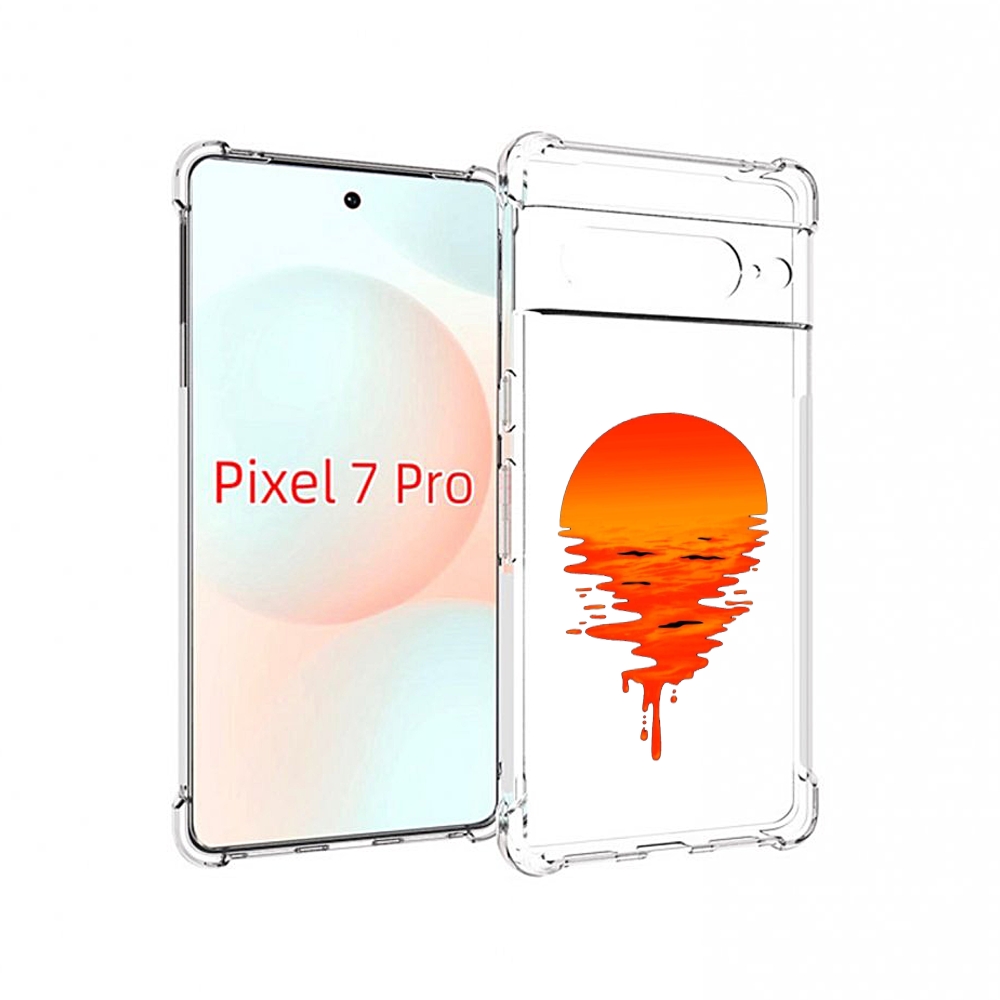 

Чехол Mypads Оранжевый Закат На Воде Для Google Pixel 7 Pro, Прозрачный, Tocco
