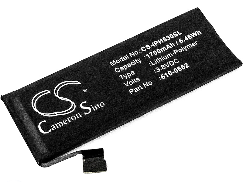 фото Аккумулятор cameronsino для apple iphone 5s cs-iph530sl 1700mah 063260 cameron sino