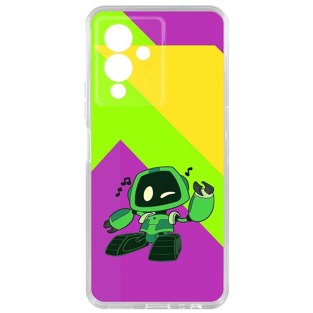 

Чехол-накладка Кейс Хаги Ваги - Буги-бот для Infinix Note 12 Pro 5G, Прозрачный
