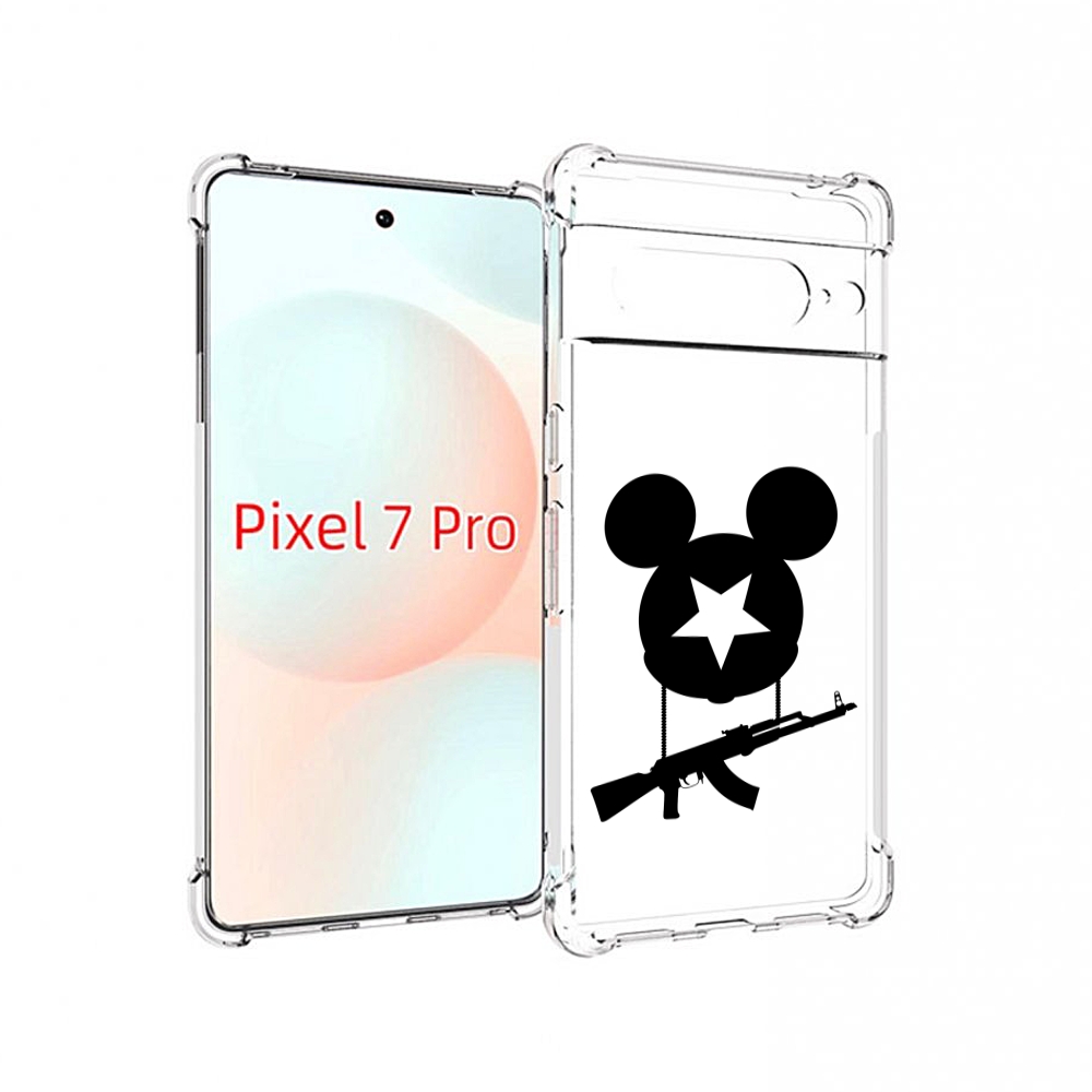 

Чехол Mypads Ак Микки Для Google Pixel 7 Pro, Прозрачный, Tocco