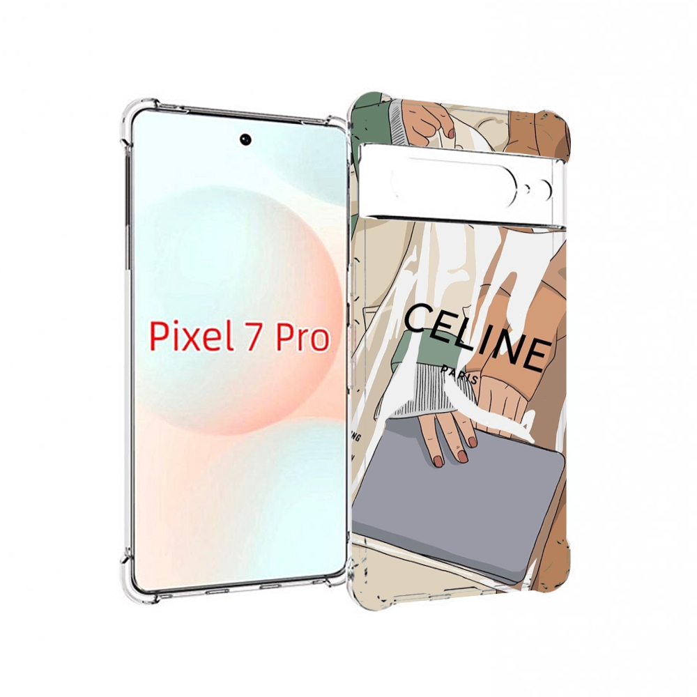 

Чехол Mypads Пакет-Келин-Париж Женский Для Google Pixel 7 Pro, Прозрачный, Tocco