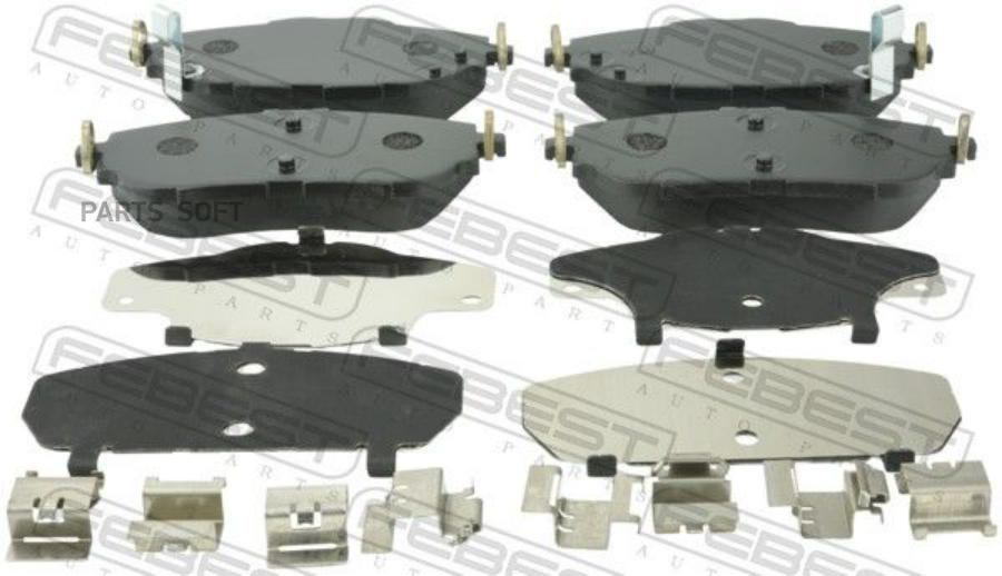 

Тормозные колодки FEBEST передние 0101NDE180F