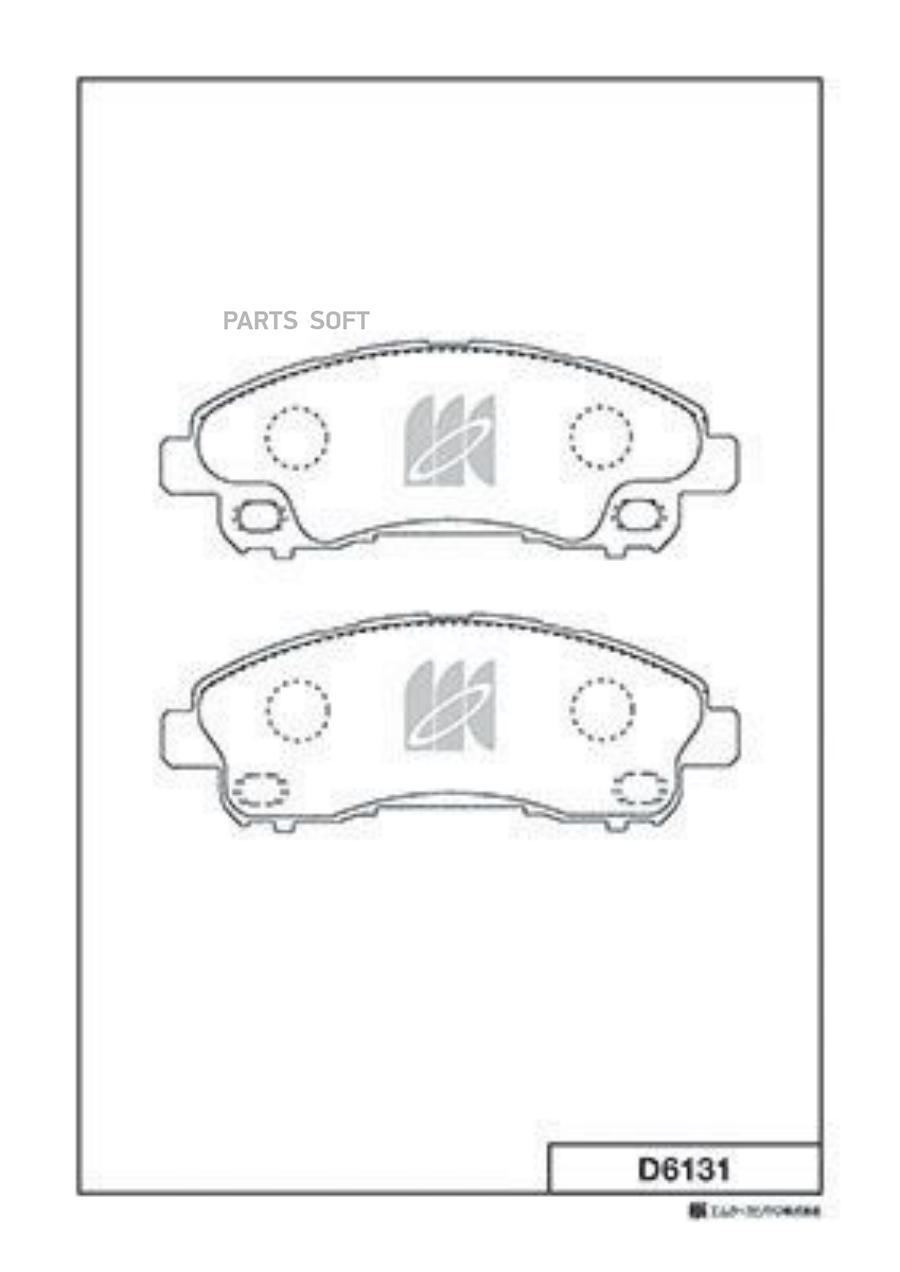 

Тормозные колодки Kashiyama d6131