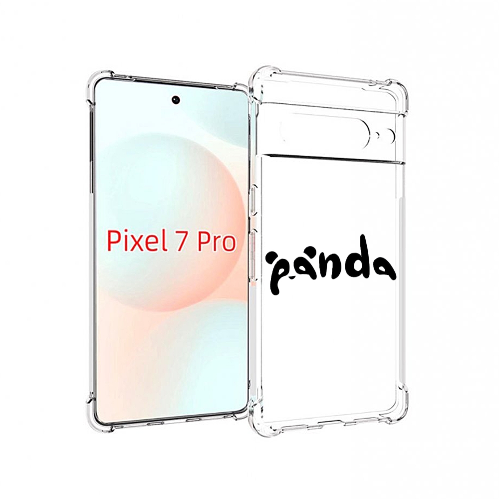 

Чехол Mypads Панда Надпись Для Google Pixel 7 Pro, Прозрачный, Tocco
