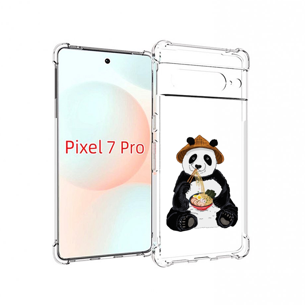 

Чехол Mypads Панда-Любит-Лапшу Для Google Pixel 7 Pro, Прозрачный, Tocco