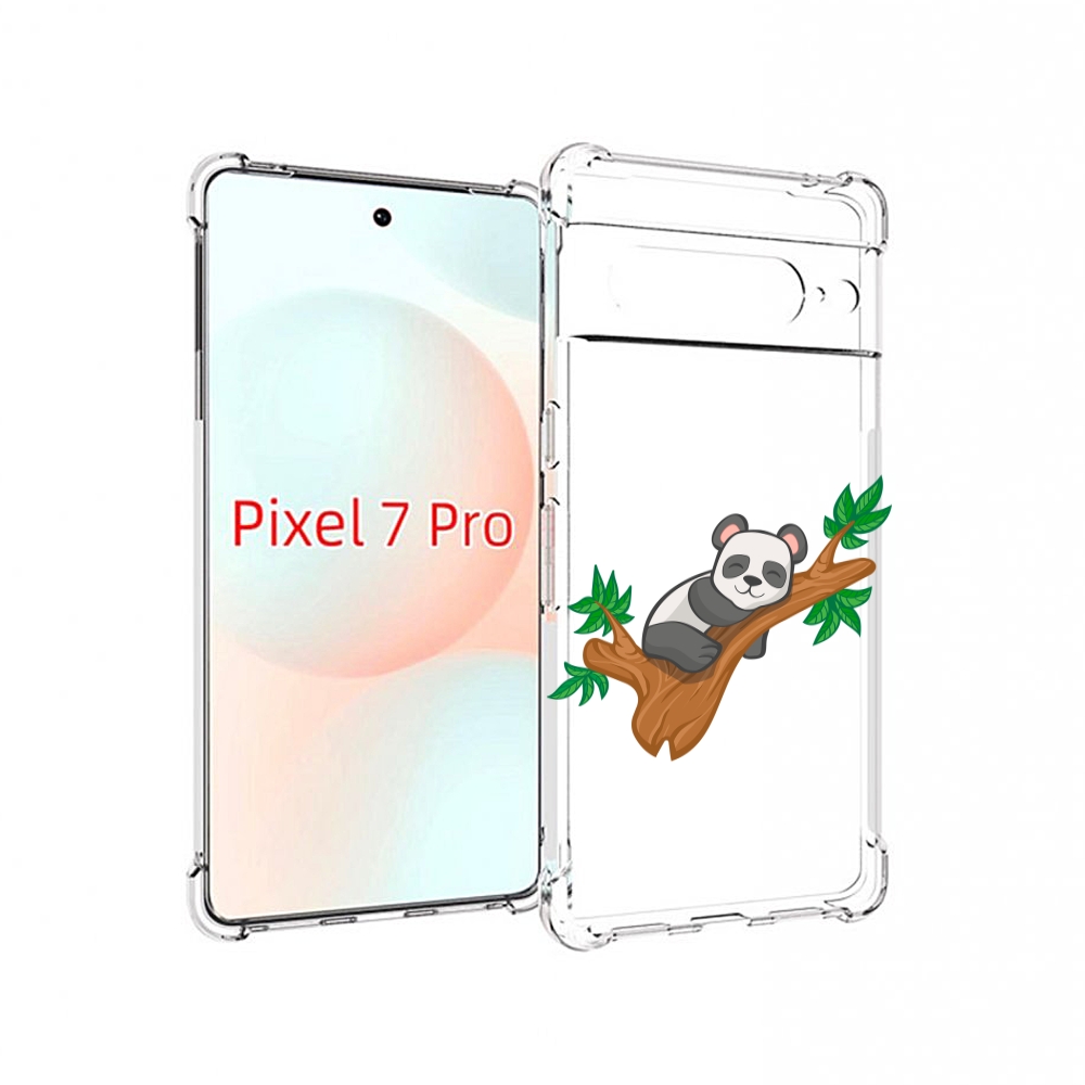 

Чехол Mypads Панда-На-Деревце Для Google Pixel 7 Pro, Прозрачный, Tocco