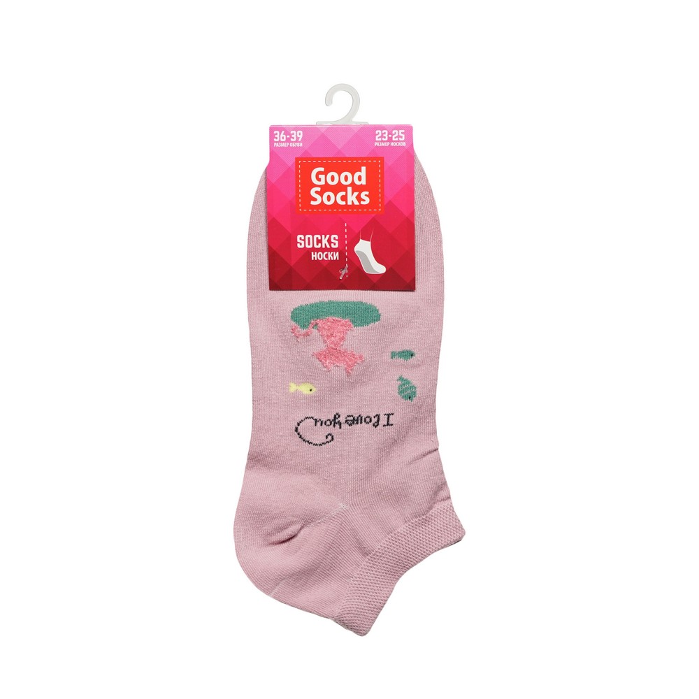 

Носки женские Good Socks GSykor розовые, Розовый, GSykor