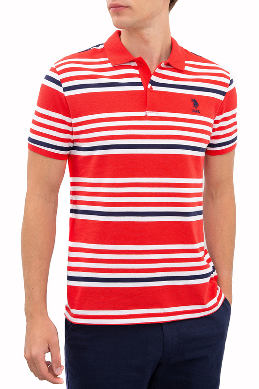 

Футболка-поло мужская G081GL0110JAGUEZ U.S. POLO Assn. красная L, G081GL0110JAGUEZ