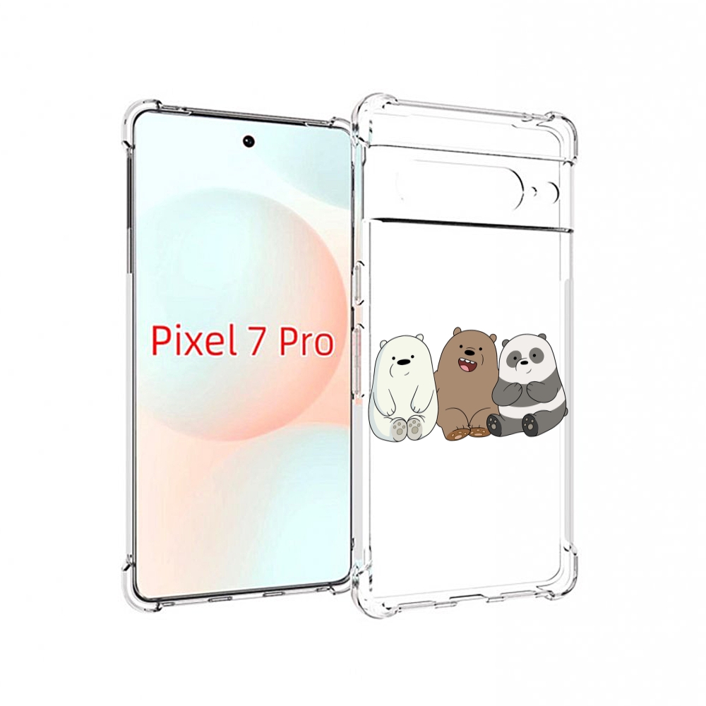 

Чехол Mypads Панды Детский Для Google Pixel 7 Pro, Прозрачный, Tocco