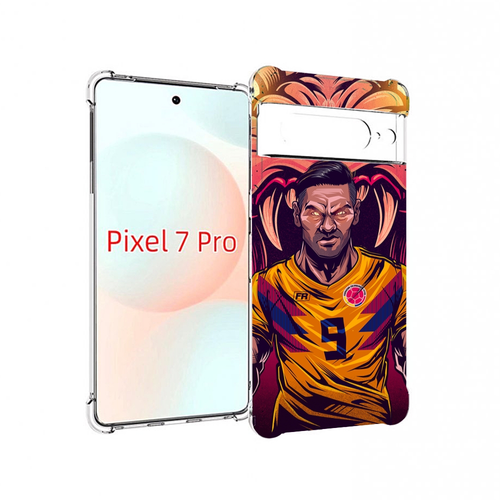 

Чехол Mypads Парень-Тигр-Красный Для Google Pixel 7 Pro, Прозрачный, Tocco