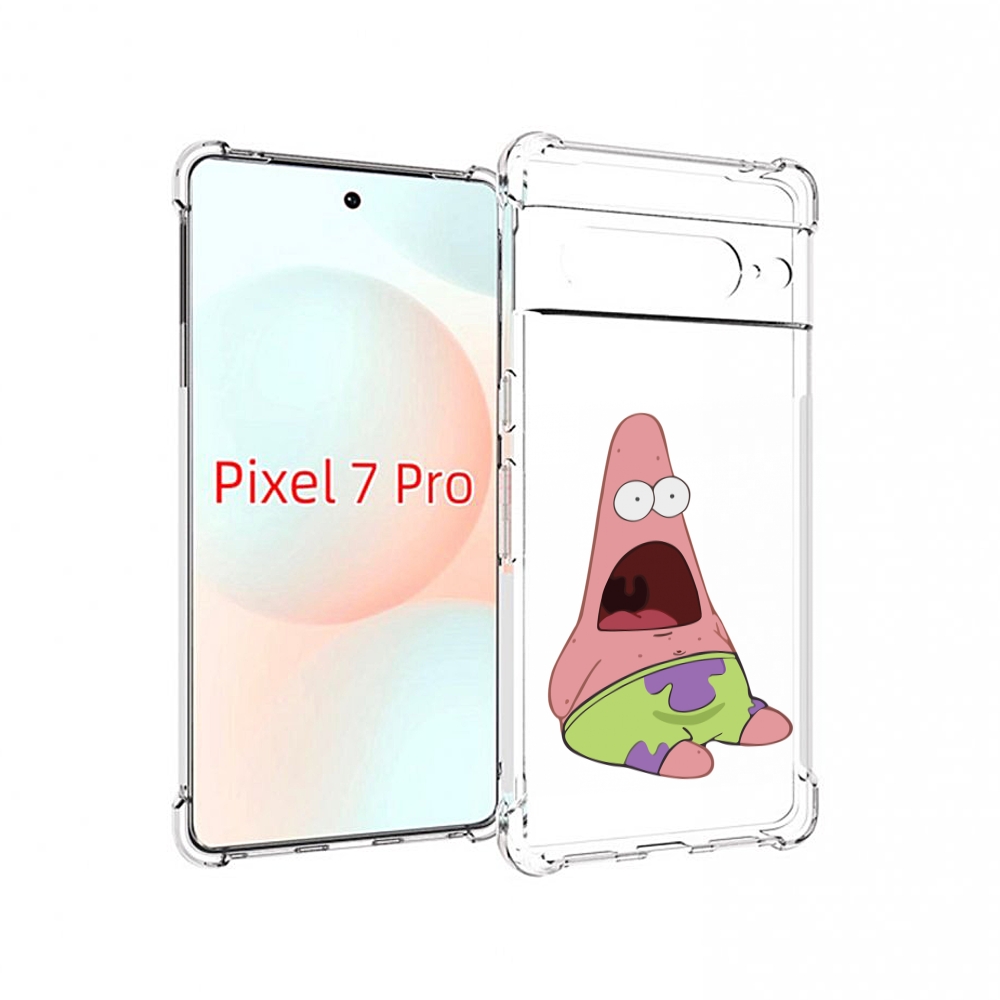 

Чехол Mypads Патрик-В-Шоке Детский Для Google Pixel 7 Pro, Прозрачный, Tocco