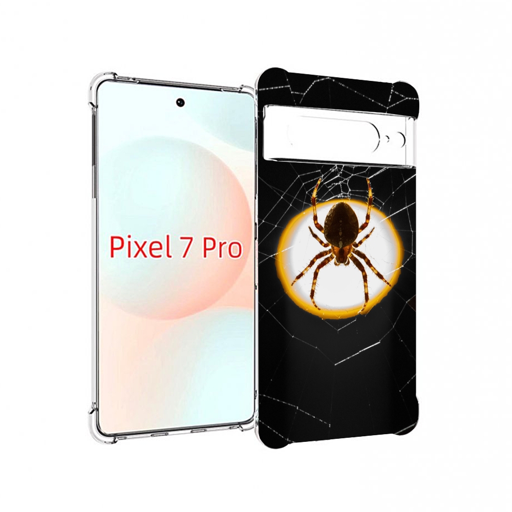 

Чехол Mypads Паук-С-Паутинкой Для Google Pixel 7 Pro, Прозрачный, Tocco