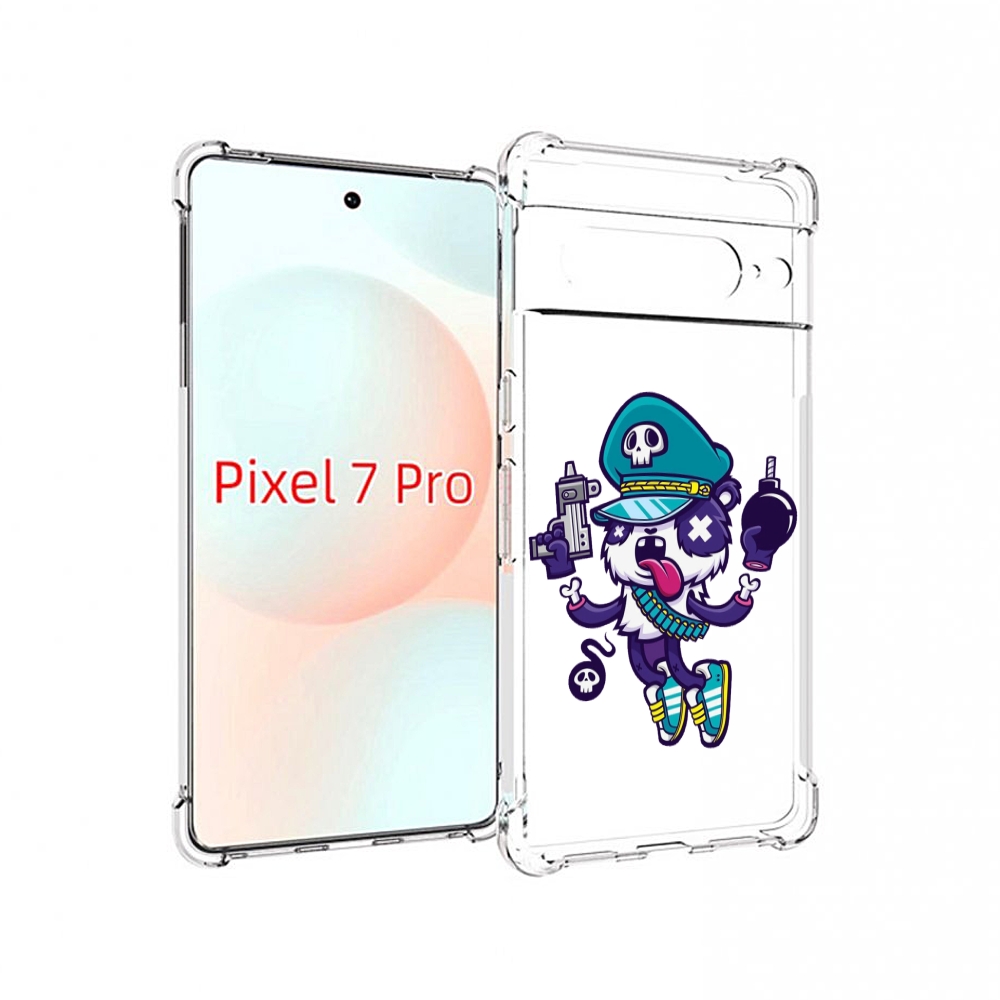 

Чехол Mypads Персонаж С Пистолетом И Бомбочкой Для Google Pixel 7 Pro, Прозрачный, Tocco