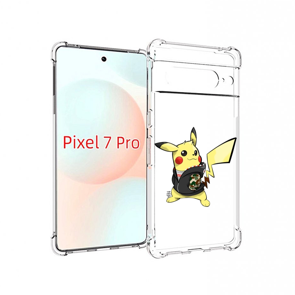 

Чехол Mypads Пикачу Для Google Pixel 7 Pro, Прозрачный, Tocco