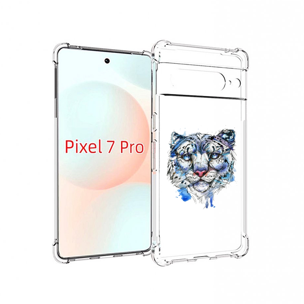 

Чехол Mypads Водяной Тигр Для Google Pixel 7 Pro, Прозрачный, Tocco