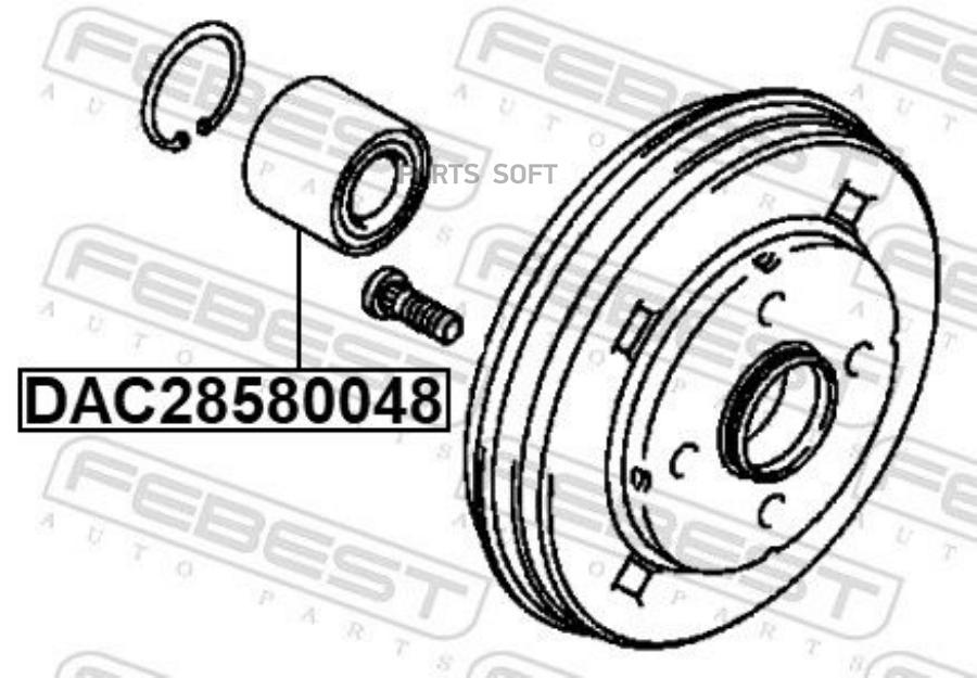 

FEBEST ПОДШИПНИК СТУПИЧНЫЙ ЗАДНИЙ 28X58X48