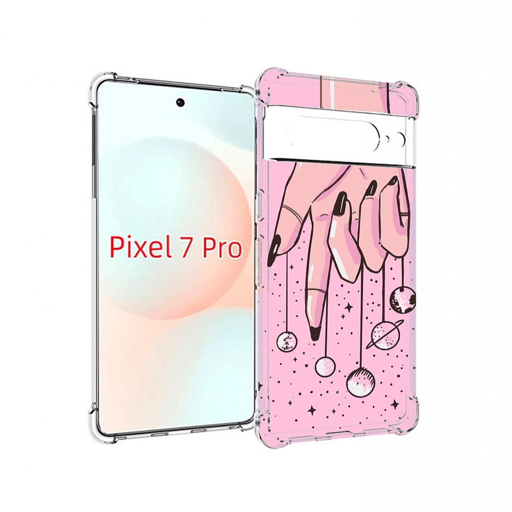 

Чехол Mypads Планеты-На-Пальцах Для Google Pixel 7 Pro, Прозрачный, Tocco