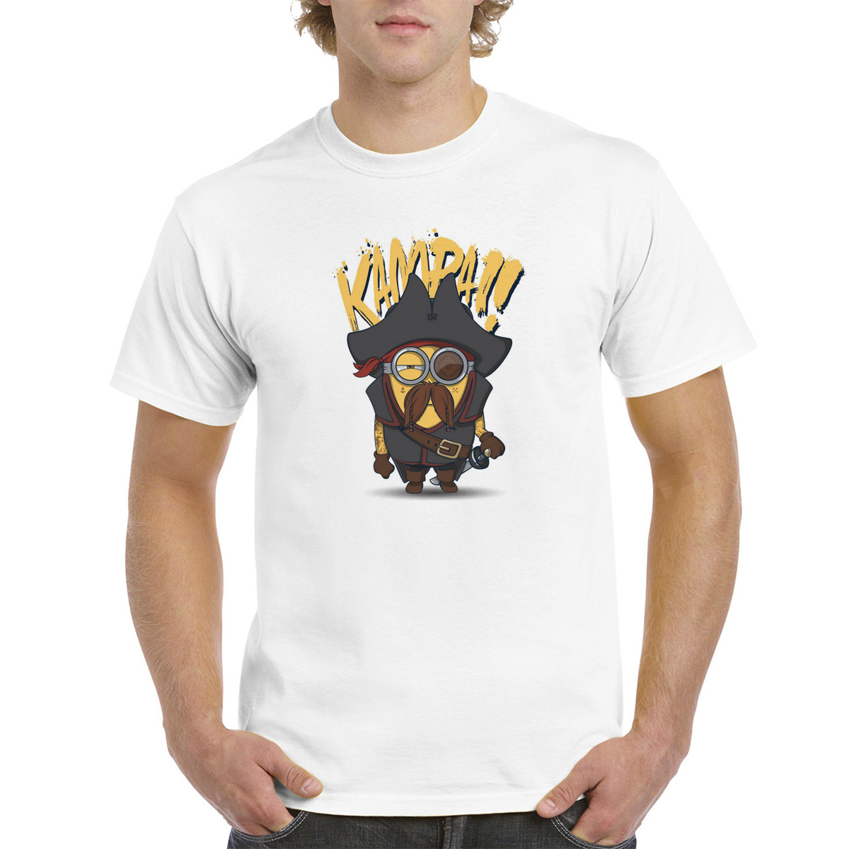

Футболка унисекс CoolPodarok M015879 белая 54 RU, M015879