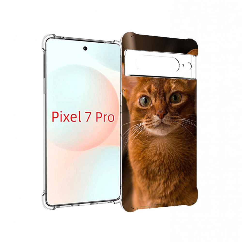 

Чехол Mypads Порода Кошки Абисинская Для Google Pixel 7 Pro, Прозрачный, Tocco