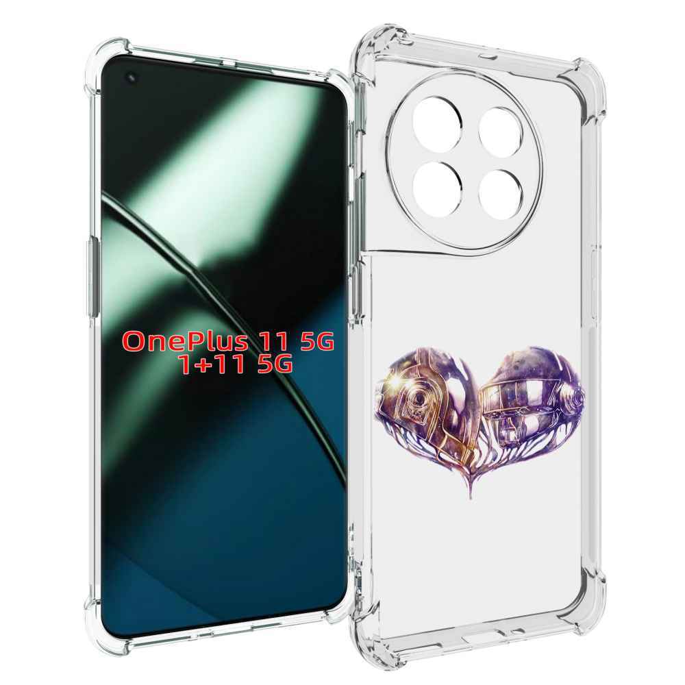 

Чехол MyPads сердце абстракция для OnePlus 11, Прозрачный, Tocco