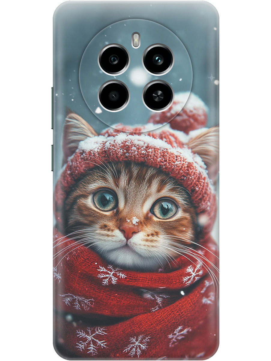 

Силиконовый чехол на Realme 13 4G с принтом "Котик и снегопад", Прозрачный;белый;желтый;красный;синий, 784807312