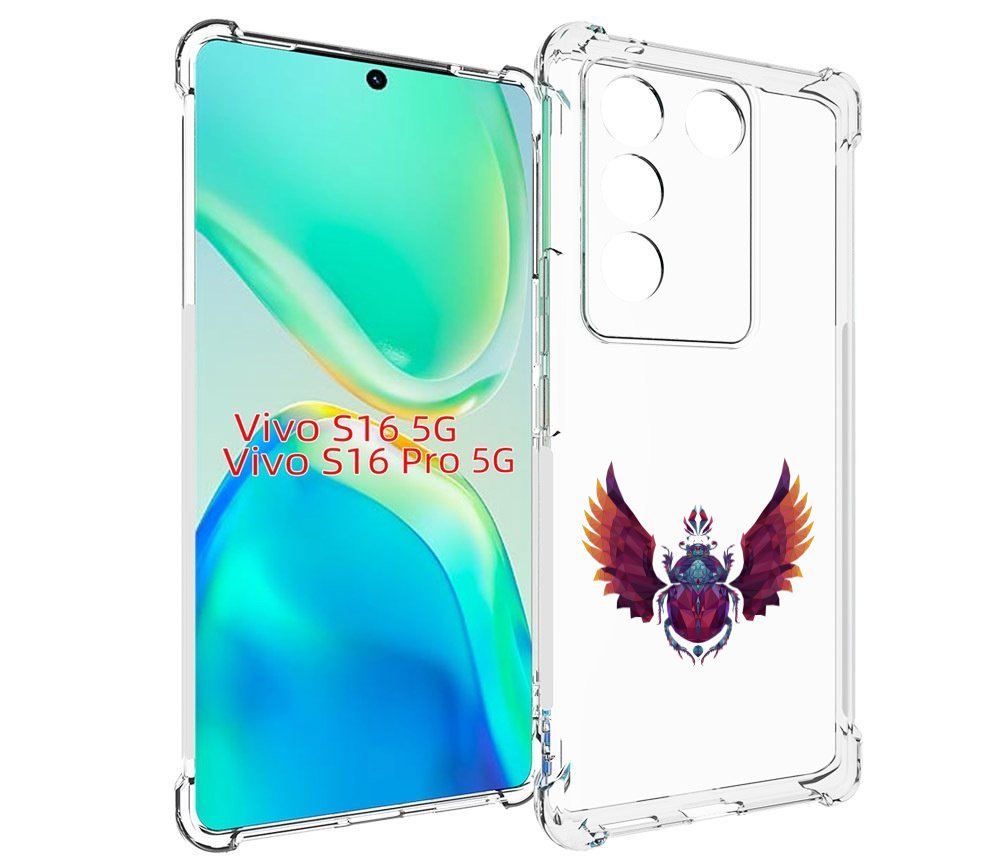 

Чехол MyPads алмазный скоробей для Vivo S16 5G / S16 Pro 5G / V27 / V27 Pro, Tocco