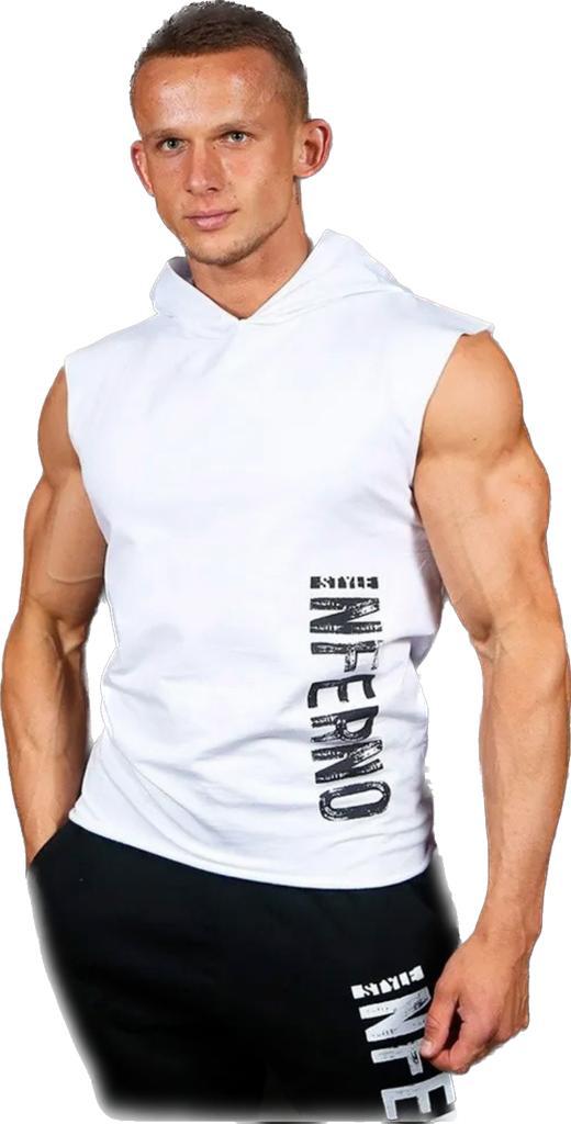 

Майка мужская INFERNO style М-003-000 белая XL, Белый, М-003-000