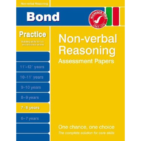 

Bond Non-verbal Reasoning Assessment Papers 7-8 Years