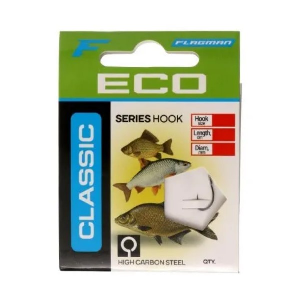 

Готовый поводок Flagman Classic Hooks To Nylon 1 №12
