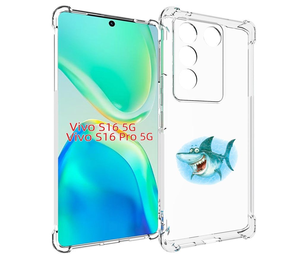 

Чехол MyPads веселая акула для Vivo S16 5G / S16 Pro 5G / V27 / V27 Pro, Tocco