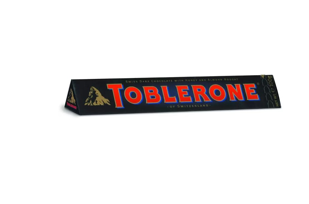 Шоколад Toblerone темный, с медово-миндальной нугой, 20x100 г