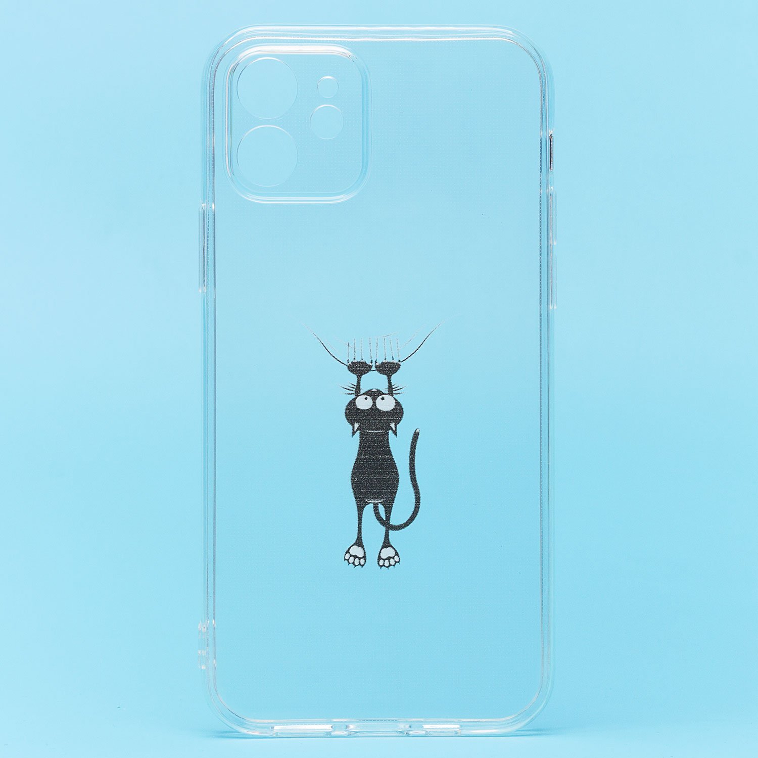 

Чехол iPhone 12 силиконовый (рис. 270/001), Прозрачный, iPhone 12