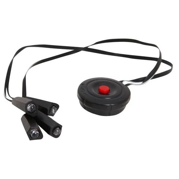 

Фонарь передний STG на шлем JY-389 Х66176, Черный, JY-389