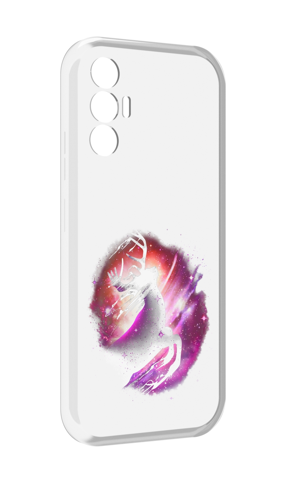 

Чехол MyPads звездный олень для Tecno Pova 3, Прозрачный, Tocco