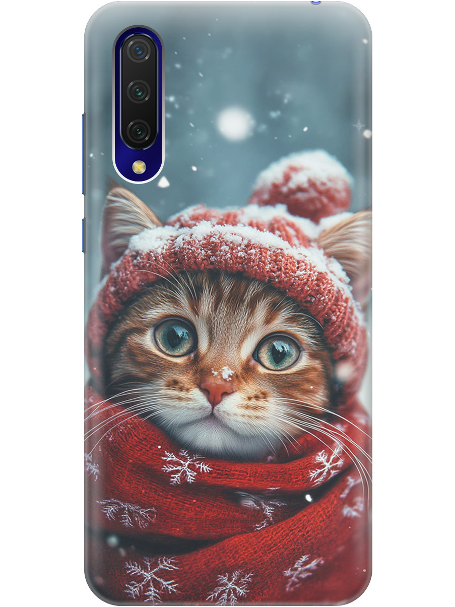 

Силиконовый чехол на Xiaomi Mi 9 Lite/CC9 с принтом "Котик и снегопад", Прозрачный;белый;желтый;красный;синий, 721722512