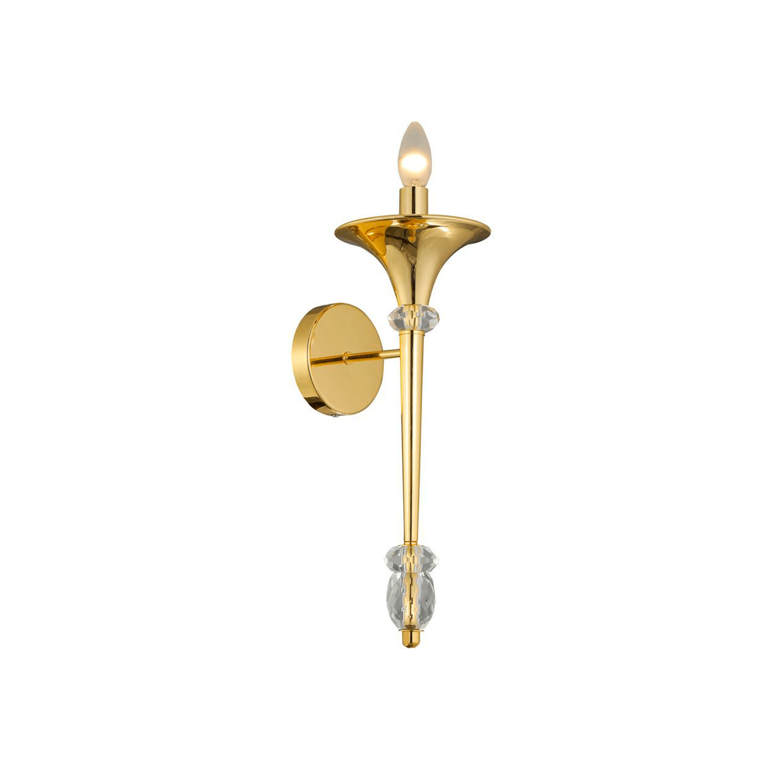 

Crystal Lux Бра MIRACLE AP1 GOLD Crystal Lux