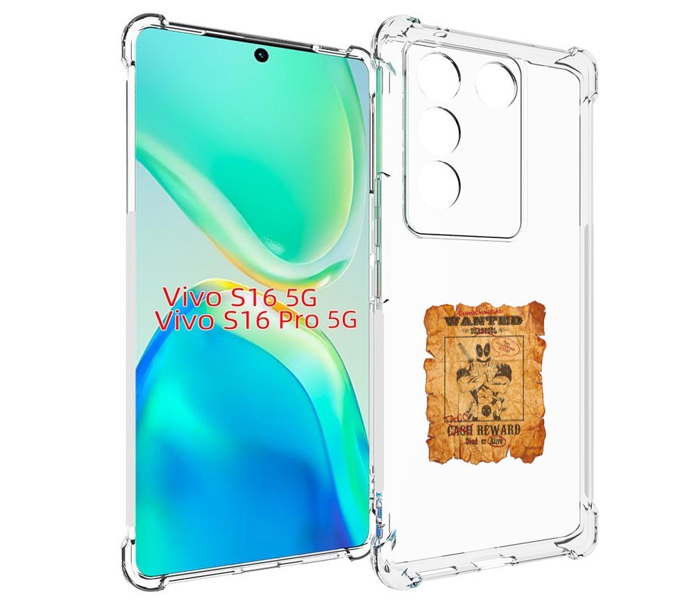 

Чехол MyPads дедпул для Vivo S16 5G / S16 Pro 5G / V27 / V27 Pro, Tocco