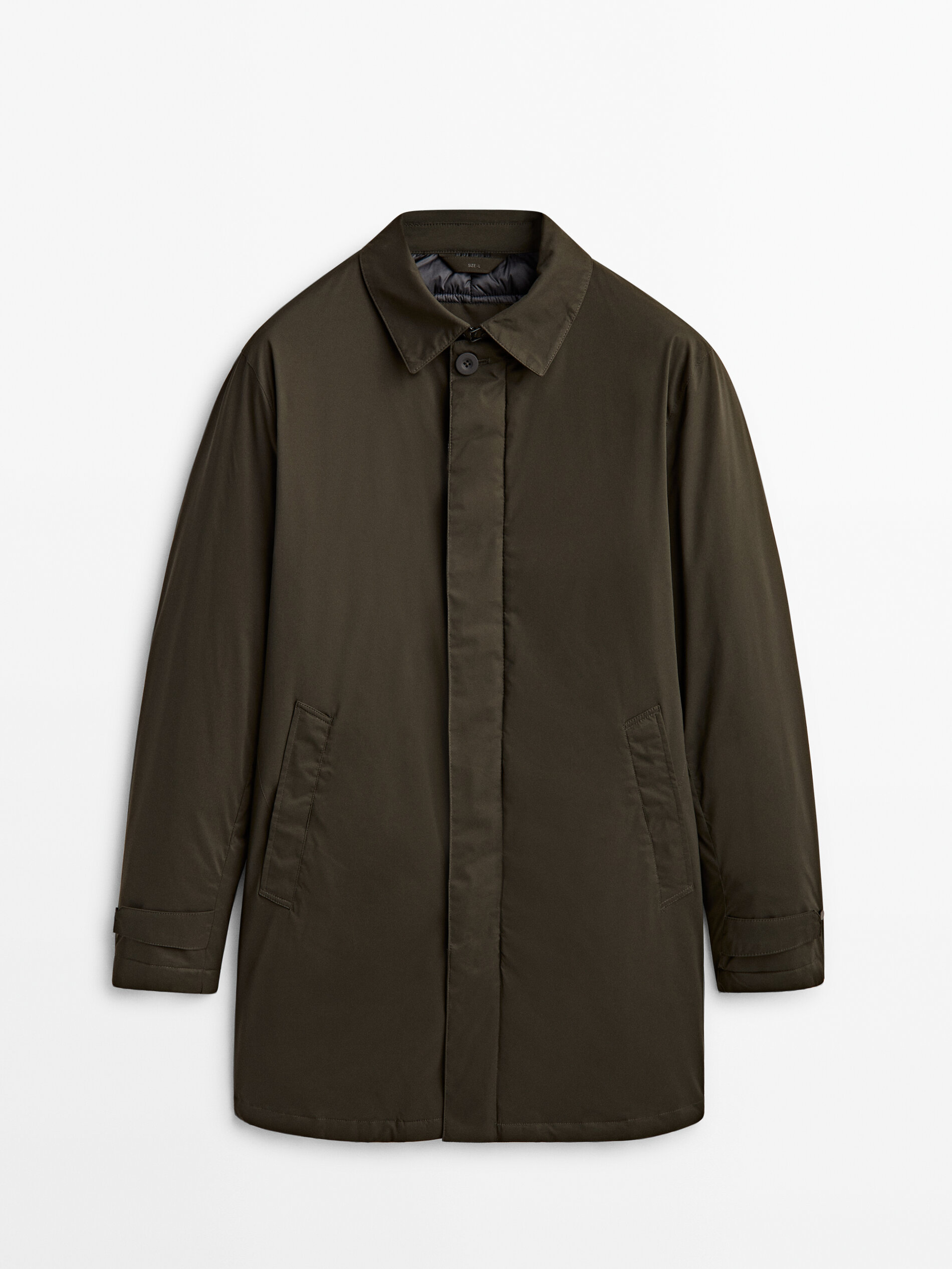 

Куртка мужская Massimo Dutti 03405232507 хаки S, 03405232507