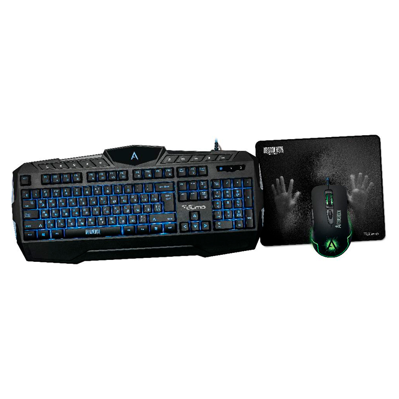 

Комплект клавиатура и мышь QUMO AFTERSHOCK K52+M68