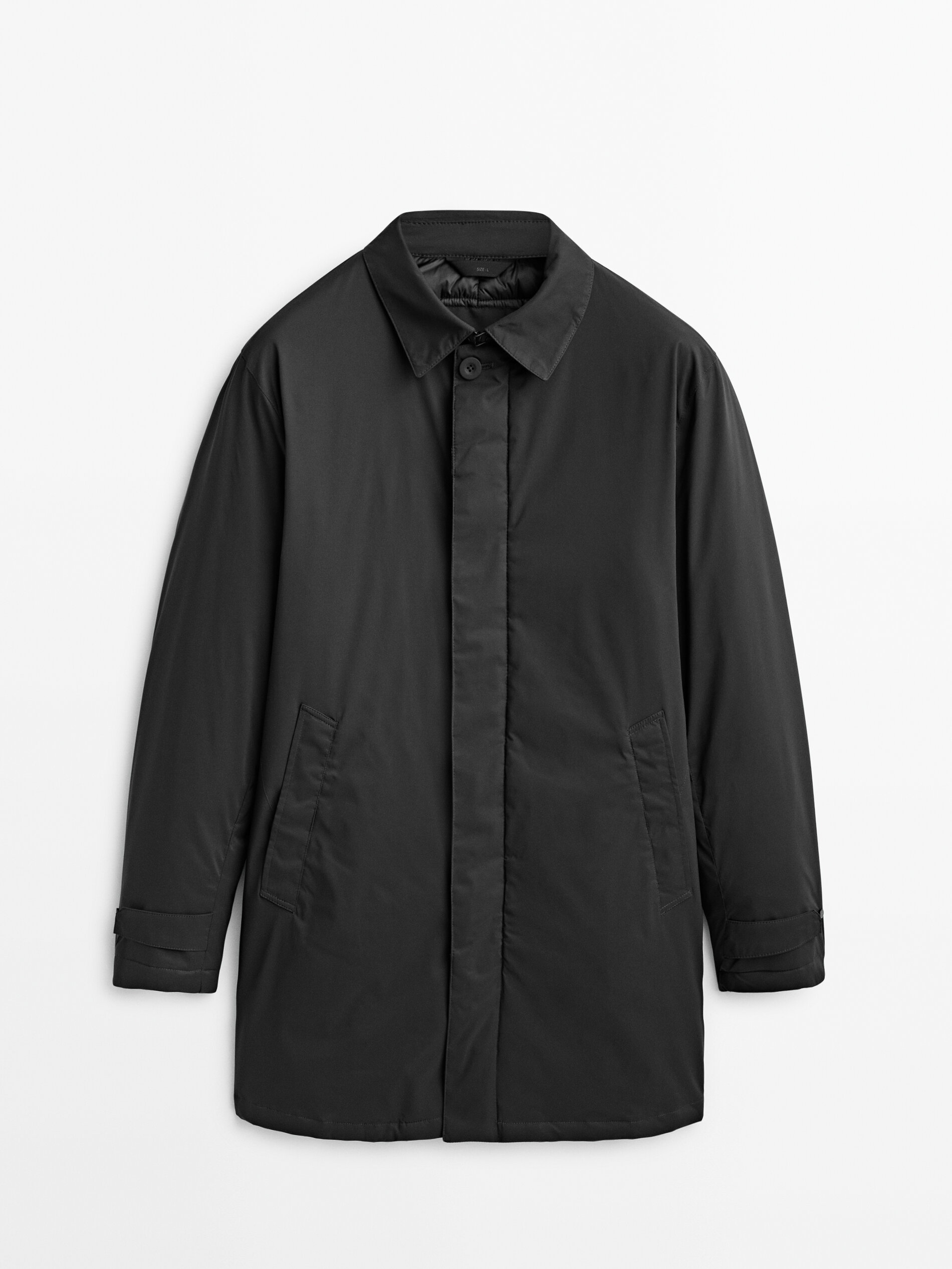 

Куртка мужская Massimo Dutti 03405232800 черная S, 03405232800