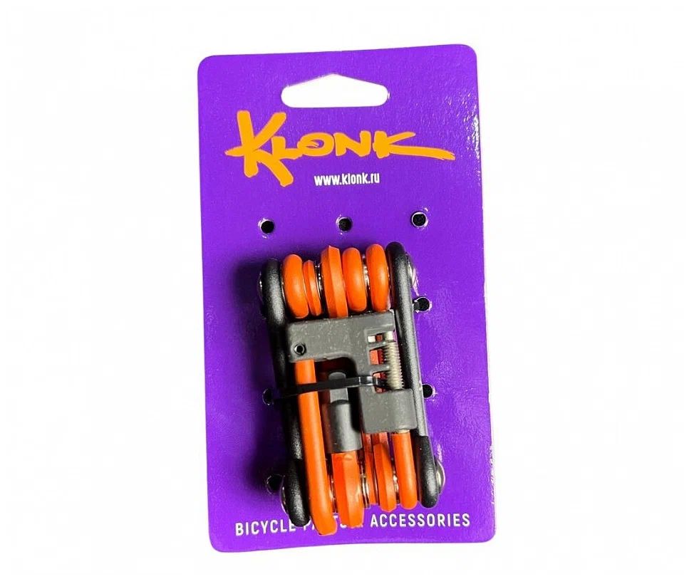 Ключ многофункциональный KLONK Protect 11 в 1 (оранжевый) 10522