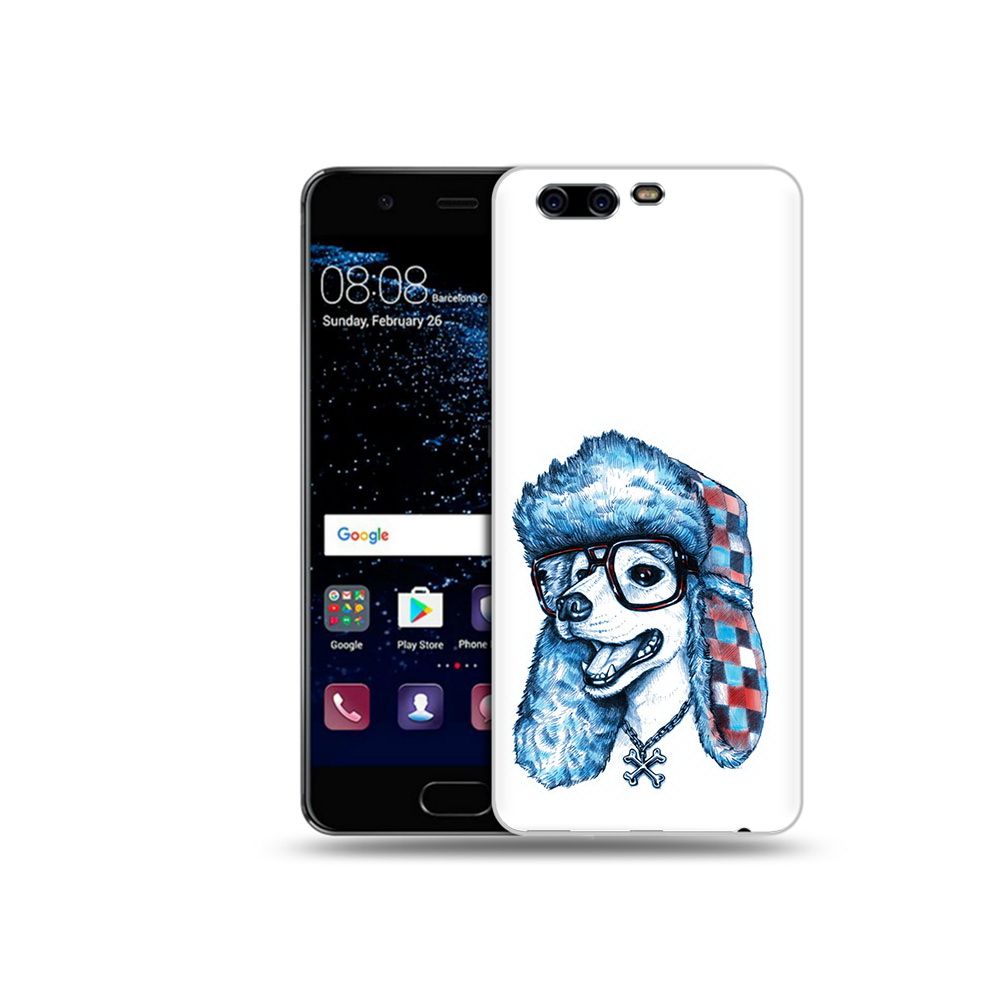 Чехол MyPads Tocco для Huawei P10 зимний пес (PT60870.50.362)
