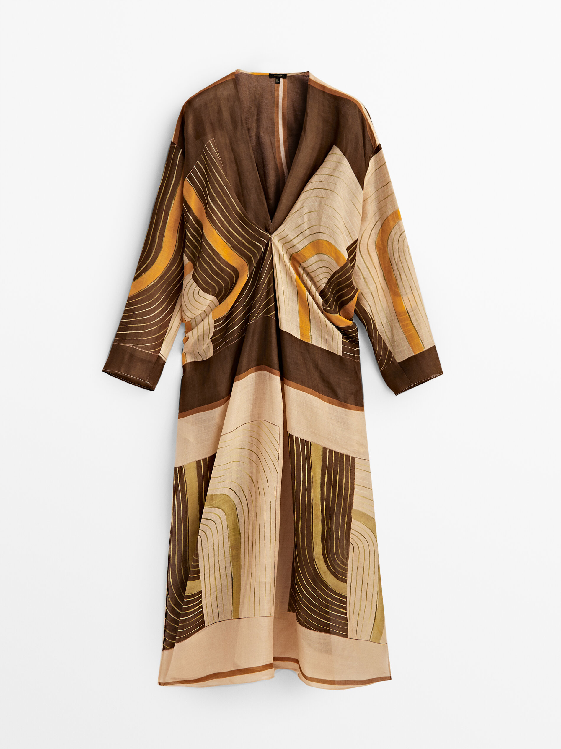 

Платье женское Massimo Dutti 06614839615 оранжевое M, 06614839615