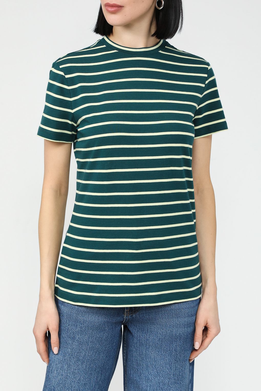 

Футболка женская Esprit Casual 014EE1K304 зеленая M, Зеленый, 014EE1K304