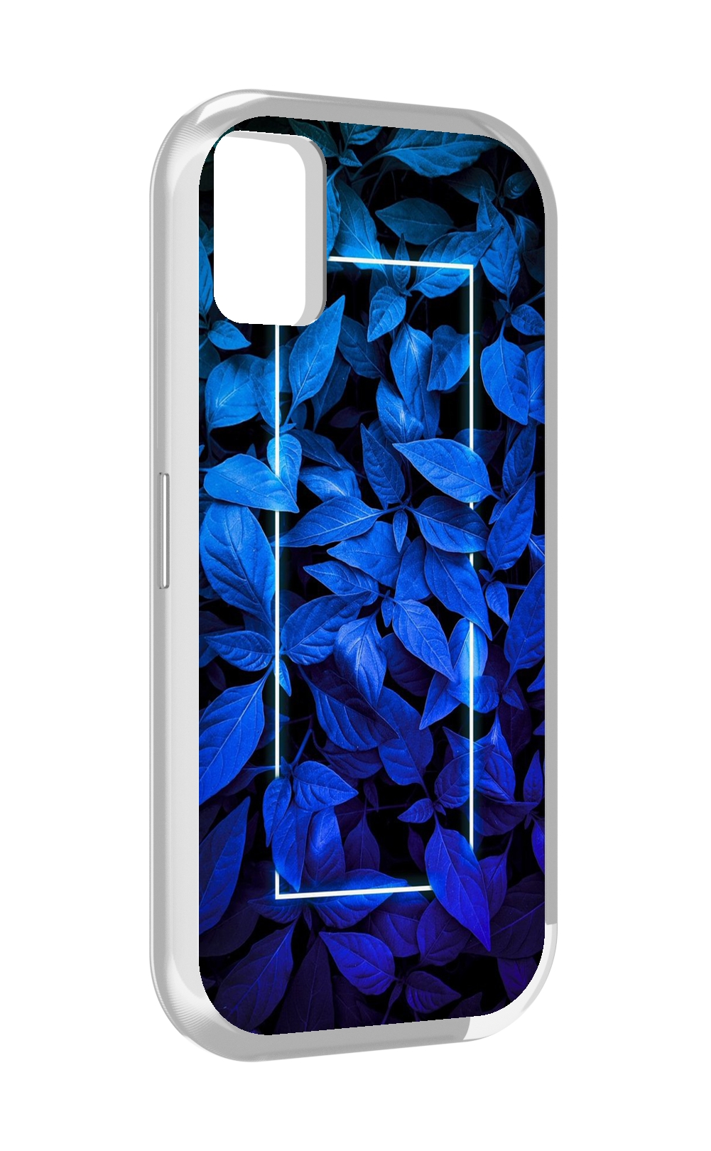 

Чехол MyPads голубые цветочки неон для UMIDIGI A11, Прозрачный, Tocco