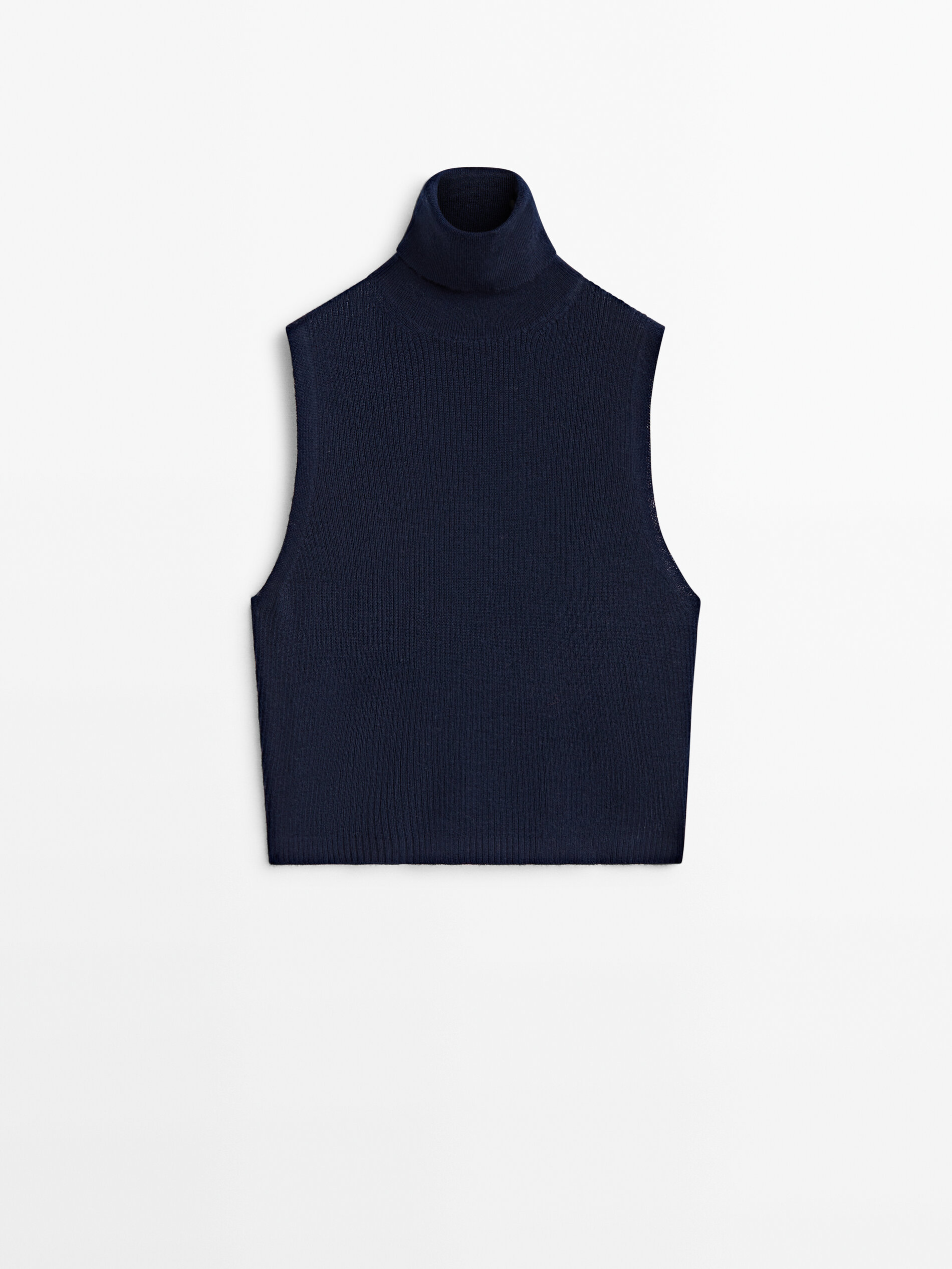 

Топ женский Massimo Dutti 05713653401 синий M, 05713653401