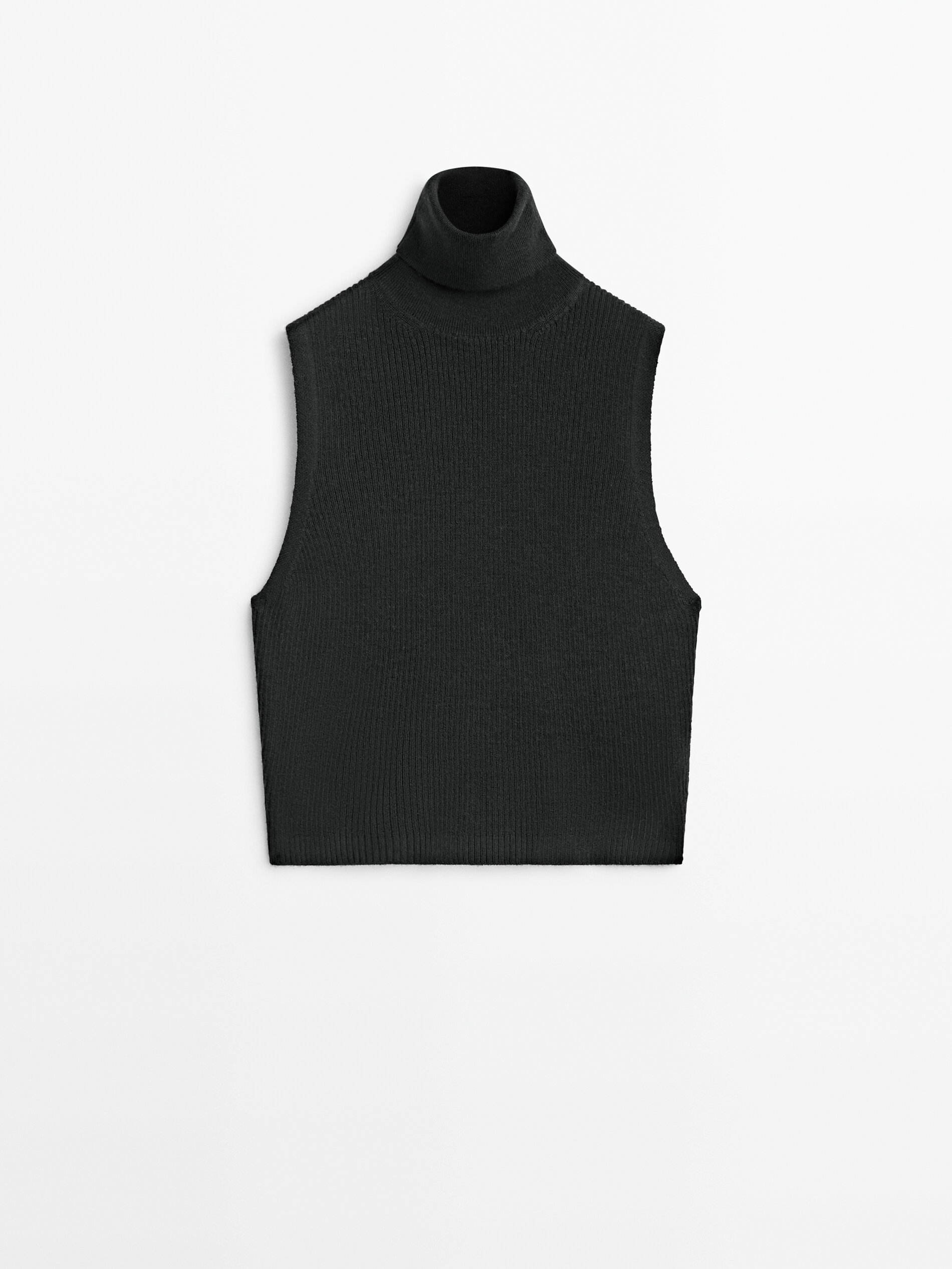 

Топ женский Massimo Dutti 05713653801 серый S, 05713653801