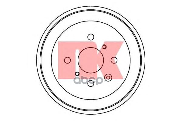 

251911Nк_Барабан Тормозной Тоуоtа Аtgо, Сitrоеn С1, Реugеоt 107 1.0/1.4Нdi 05> NK 251911