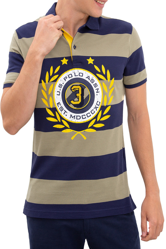 

Футболка-поло мужская G081SZ0110ERIC U.S. POLO Assn. синяя L, G081SZ0110ERIC